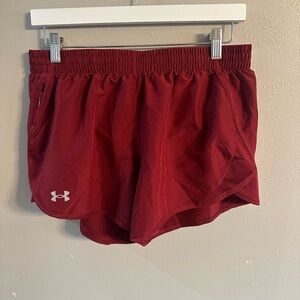 Under Armour Women’s Red Athletic Shorts